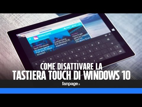 Video: Come Disabilitare La Tastiera Secondaria