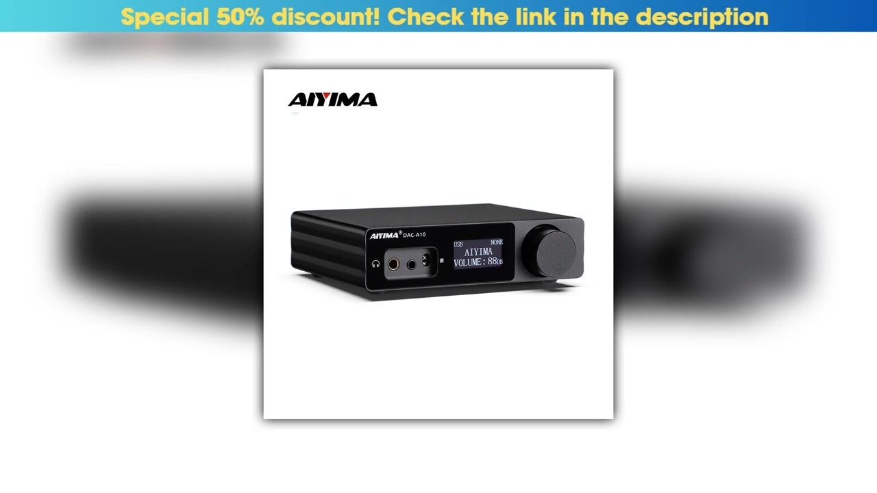 Top AIYIMA DAC-A10 Mini Stereo Audio Decoder Headphone Amplifier 16-600Ω ESS9018K2M USB Coaxial Opt