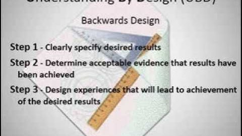 The ABCs of Instructional Design: Lecture -- Why 2 Models?