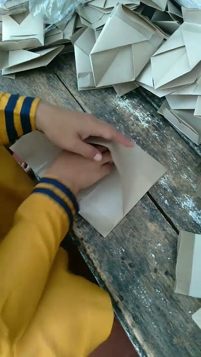 melipat kertas nasi masa kini #shorts