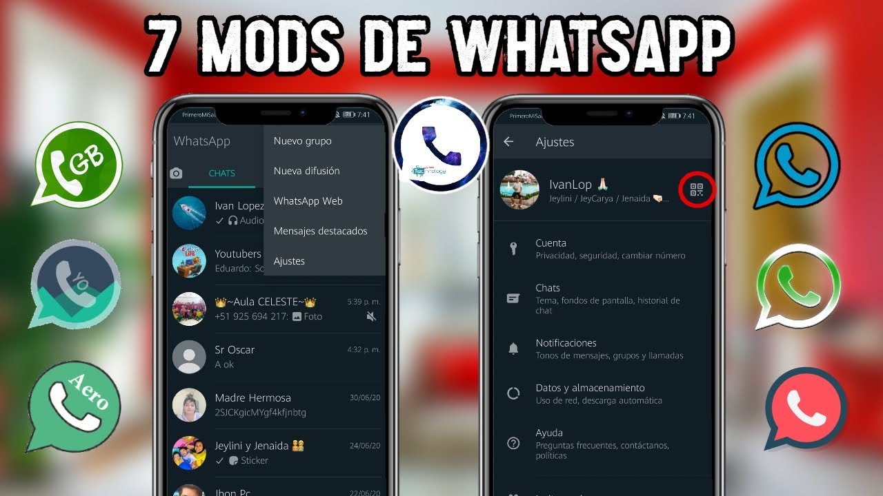 7 Mejores MODS de WHATSAPP 2020 ¿Cual es el MEJOR MOD de ...