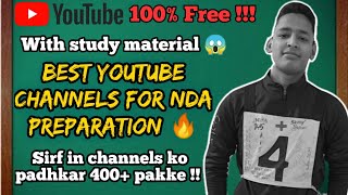 Best Youtube channels for NDA Preparation 🔥|| NDA 2021 || 100% free😱|| Score 400+ screenshot 2