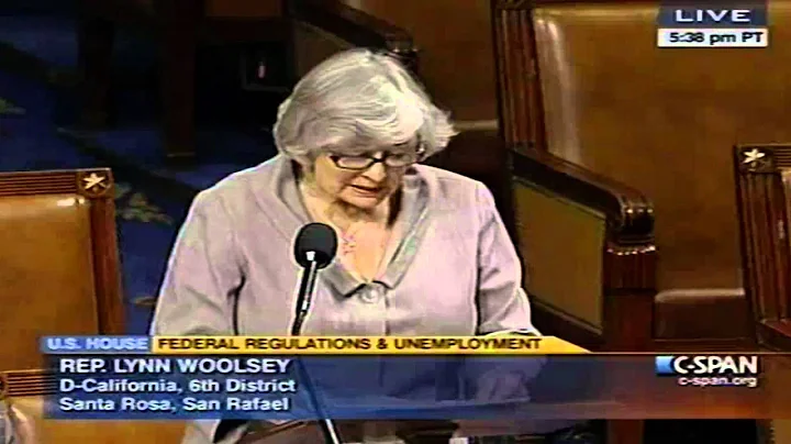 Rep. Woolsey on House Floor on Worker Safety