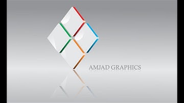 How to Create Reflection Logo Corel Draw 2018 tutorial by, Amjad Graphics