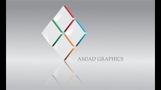 How to Create Reflection Logo Corel Draw 2018 tutorial by, Amjad Graphics