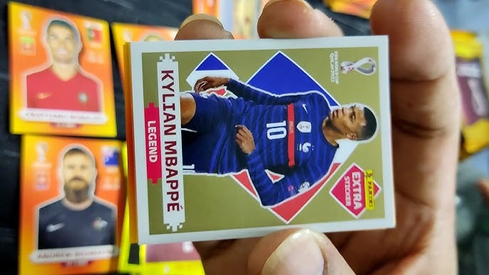 figurinha fifa copa do mundo 2022 extra sticker kylian mbappé