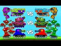 Hills of Steel - Which Rare Tank Will Explode First? 1vs1 and 2vs2 Battles