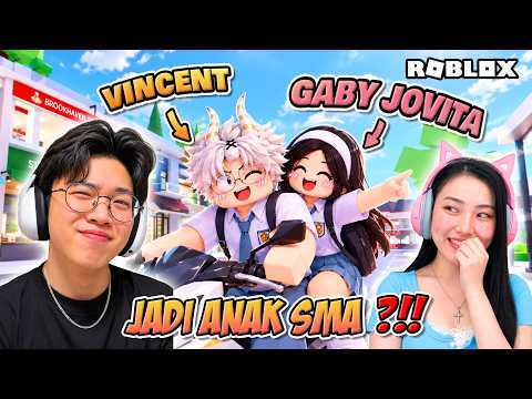 SPENDING 24 HOURS AS HIGH SCHOOLERS WITH @gabyjovita‼️[ROBLOX INDONESIA]