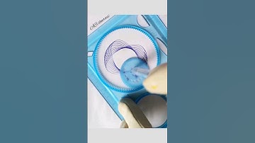 simple spirograph easy design #satisfying asmr video #shorts #trendingshorts