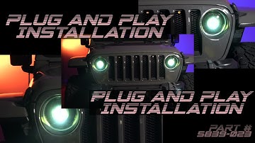 ORACLE Lighting Oculus™ Switchback Bi-LED Projector Headlights for Jeep Wrangler JL/JT