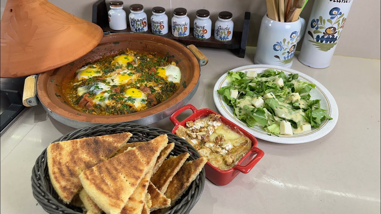 فكرة لعشاء خفيف مع هذي السخانة ووصفة الكسرة بمقادير مضبوطة 