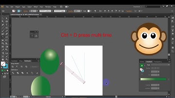 How to Reflect ,  Rotate Tool  and  Gradient Tool in adobe Illustrator CS6