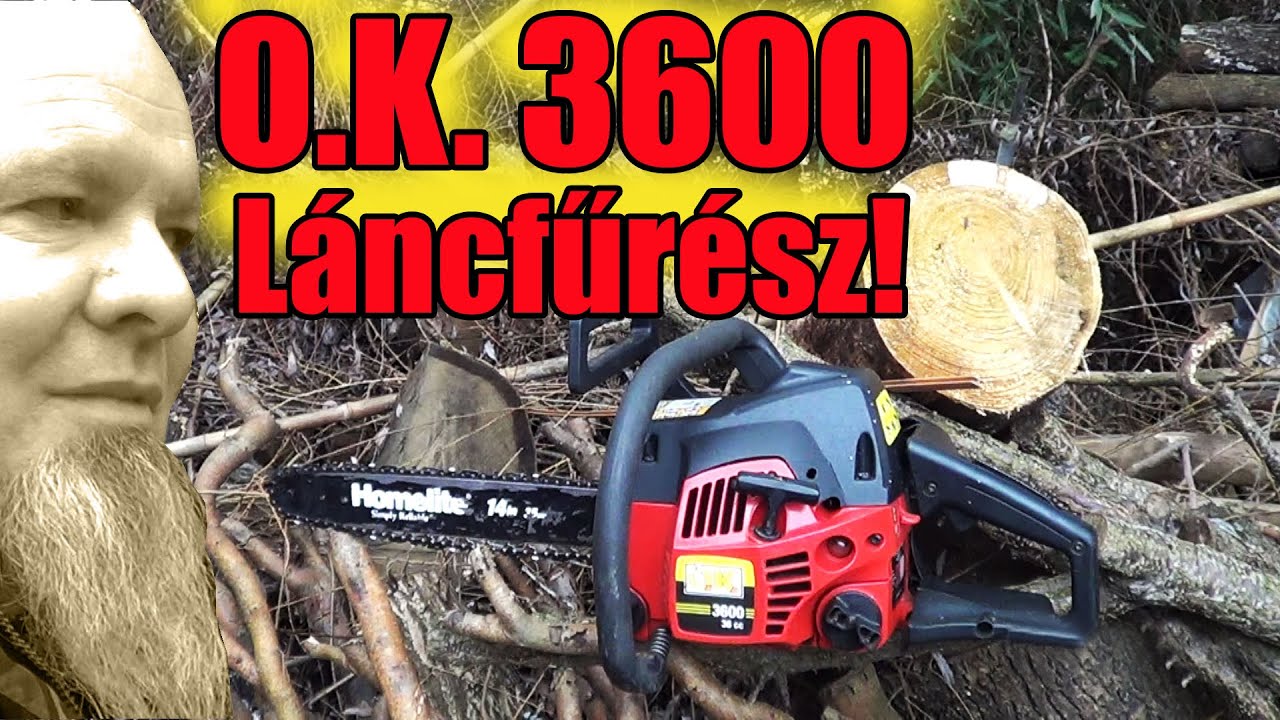 O.K .3600 láncfűrész - vajon miért nem indul????