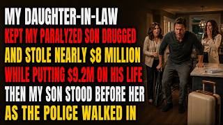 My Daughter-in-Law Kept My Paralyzed Son From Recovering, Took $8M—Then He Stood as Police Walked In