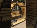 Modern Metal &amp; Wood Swing Ideas for Balcony &amp; Garden | Luxury Outdoor Design 2026 🌿✨ #shorts
