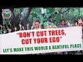 Save trees save life  cut ones ego not trees