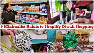 9 Minimalist Habits to Simplify Diwali Shopping ? ( you can Save Money too ?)