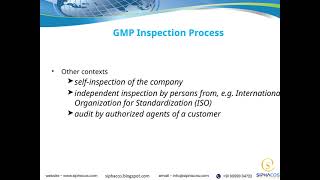 #34 SIPHACOS GMP Inspection Process