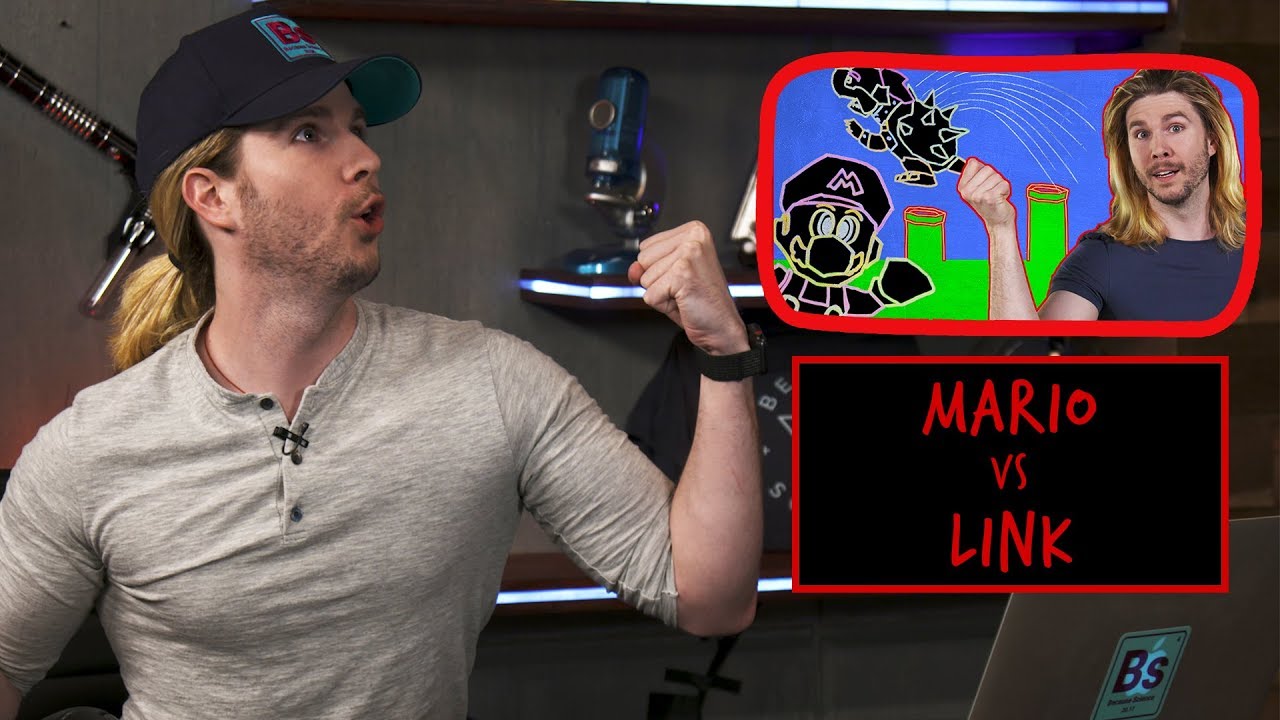 mario odyssey Is Mario Stronger Than Link? | Because Science Footnotes