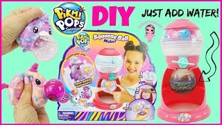 Pikmi Pops Squeeze Ball Maker Unboxing Easy DIY Surprise Bubble Drops - YouTube