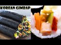 How to make Korean gimbap roll #gimbap #easykoreanrecipe #koreanfood #kimbap