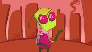 Is she blind? - invader Zim, practice animation.