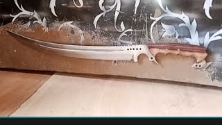 Incredible Process of Making SuperSharp Hunting SWord*/*Rusted Leaf Spring Forged into SWORD
