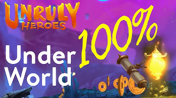 Unruly Heroes: Under World 100% ALL coins, checkpoint, schrolls