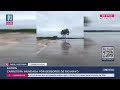 Desborde del Río Mayo inunda carretera en Moyobamba 