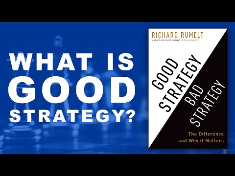 Good strategy Bad strategy book summary