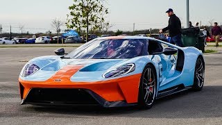 Ford gt! (+ ferrari near crash ...