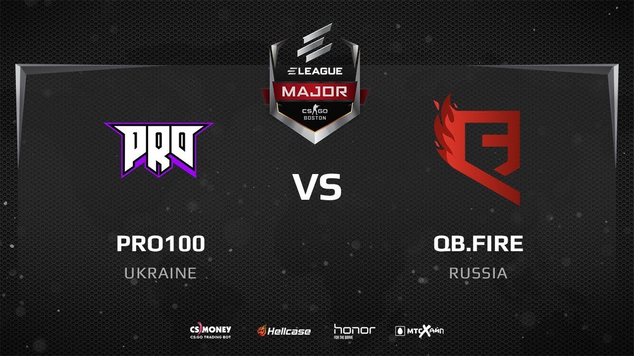 pro100 vs Quantum Bellator Fire, map 2 nuke, CIS Minor – Boston 2018
