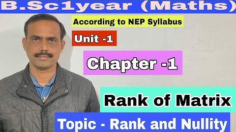 B.Sc.1year (Maths)| Paper_1( Algebra , Vector Analysis & Geometry)| MATHS BY MPQ| M.P. QURESHI