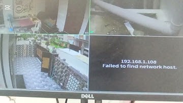 Failed to find network host problem solve Aldhua NVR