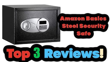 Amazon Basics Steel Security Safe with Programmable Electronic Keypad. Top Reviews!