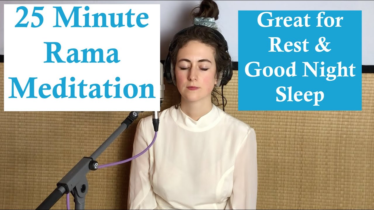 Hypnotic Rama Chanting Meditation  Clears Mind  Helps Sleep and Relax