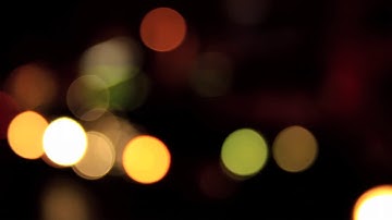 Smooth Bokeh Lights   Free HD Stock Video