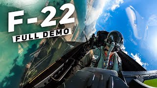 Full F-22 Demo: Exclusive Look Inside the Raptor
