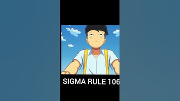 RG bucketlist sigma rule #106 #rgbucketlist #rg #sigmarule