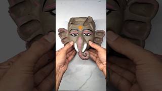 Ganapati idol making with clay 🙏🙏ganpati bappa morya 🙏🚩#art #shorts #viral