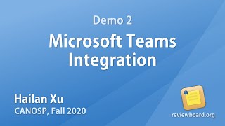 Hailan Xu - Demo 2: Microsoft Teams Integration