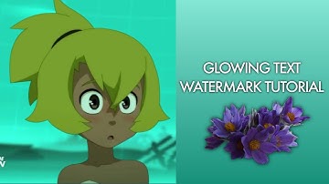 VIDEO STAR TUTORIAL || How to do a Glowing Text Watermark on Video Star Easy