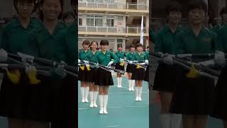 北一女儀仗隊訓練校园生活 学生时代 台湾生活 台北 校服女孩