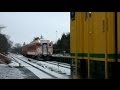 【いすみ鉄道】雪の国吉駅にて列車交換【63D・104D】