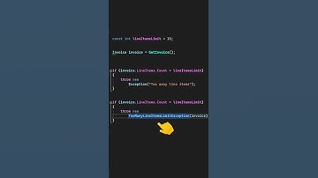 Prefer Throwing Custom Exceptions For Cleaner Code #shorts
