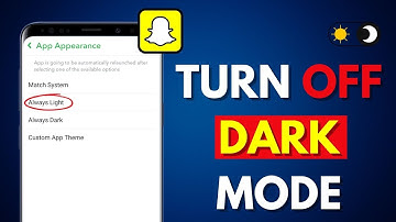 How to Turn Off Dark Mode on Snapchat (2024)