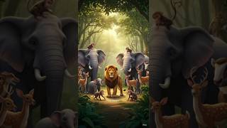 जब शेर ने सीखा असली सबक | Emotional Jungle Story 🌳@AnimatedStoryVideoHindi