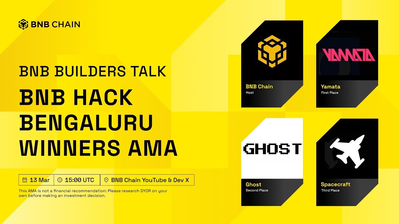 BNB BUILDERS TALK: BNB Hack Bengaluru Winners AMA - YouTube