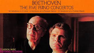 Beethoven  Piano Concertos No.1,2,3,4,5, Variations + Presentation (ref. rec: Emil Gilels / Szell)