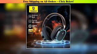 Baseus GH02 Gaming Wireless Headphone with Mic OverEar Headphones Bluetooth 53 40mm Driver 24GWirel